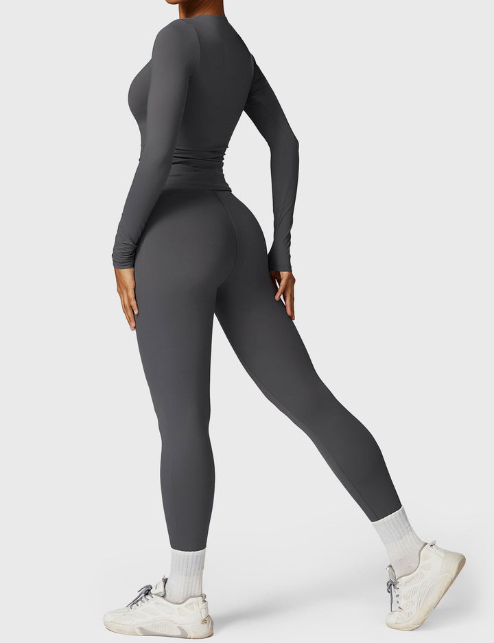Giuliana™ | Long Sleeve Crew Neck T Shirts
