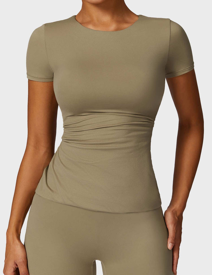 Sariah™ | Short Sleeve Crew Neck T Shirts