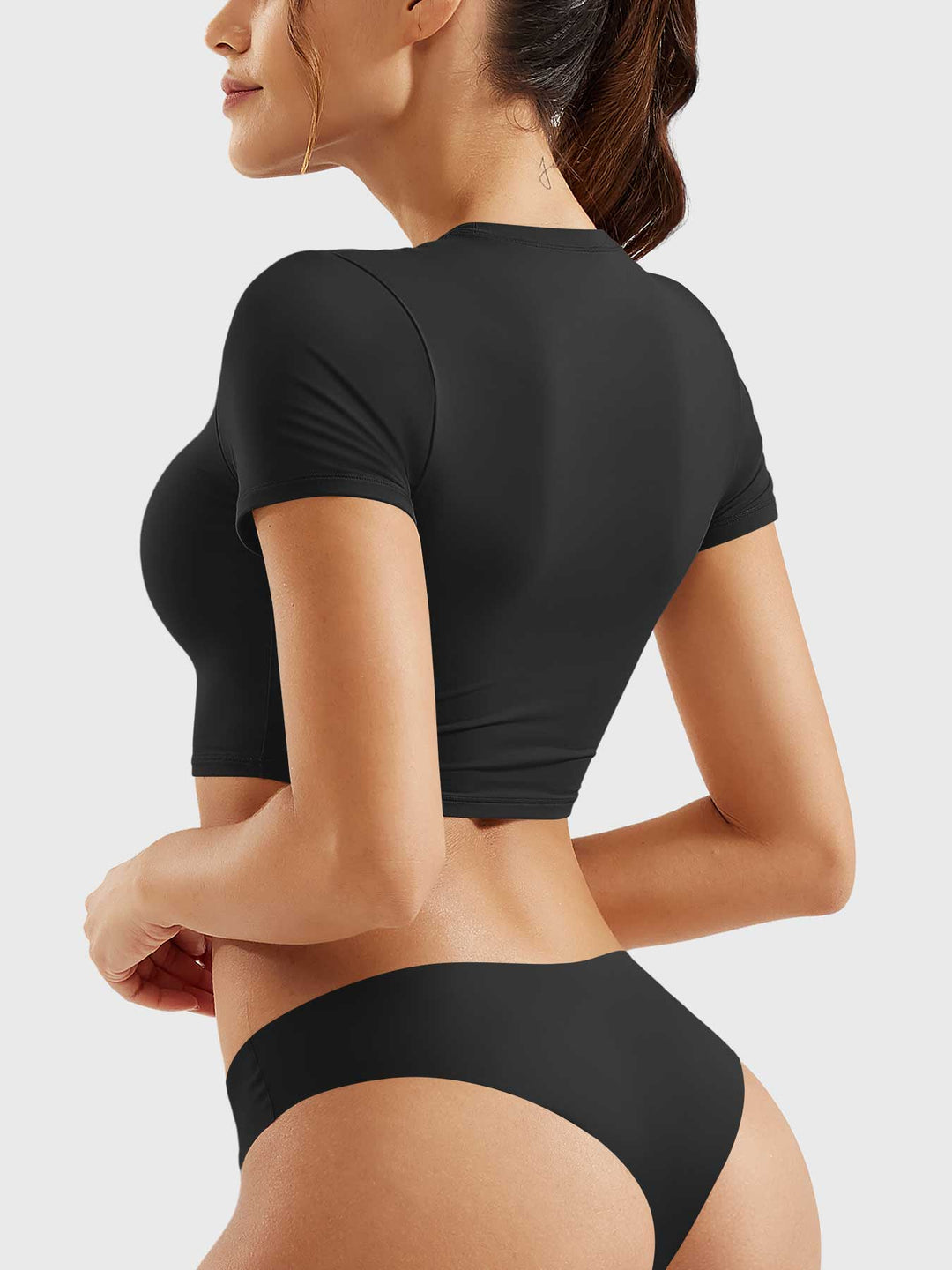 Coline™ | Short Sleeves Crop Top