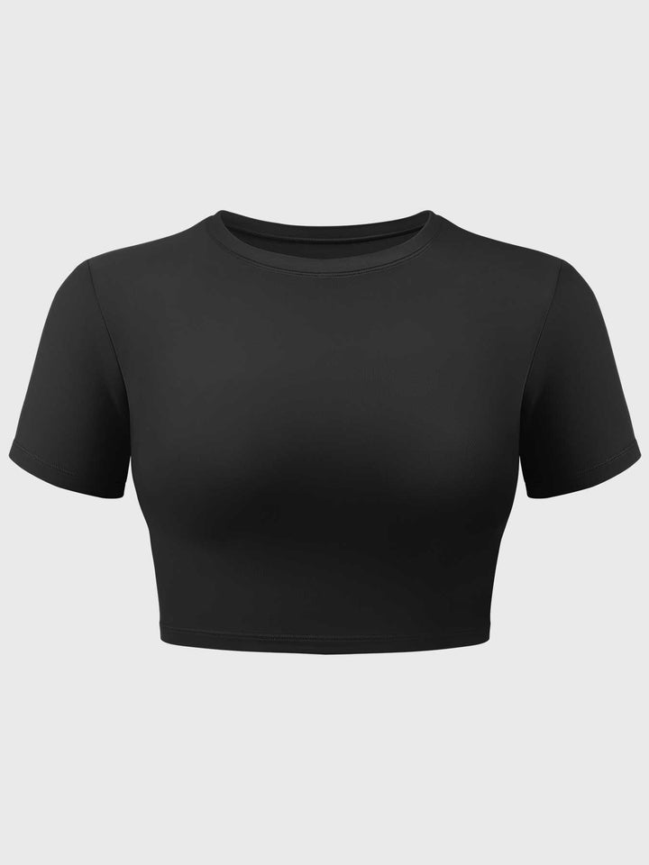 Coline™ | Short Sleeves Crop Top