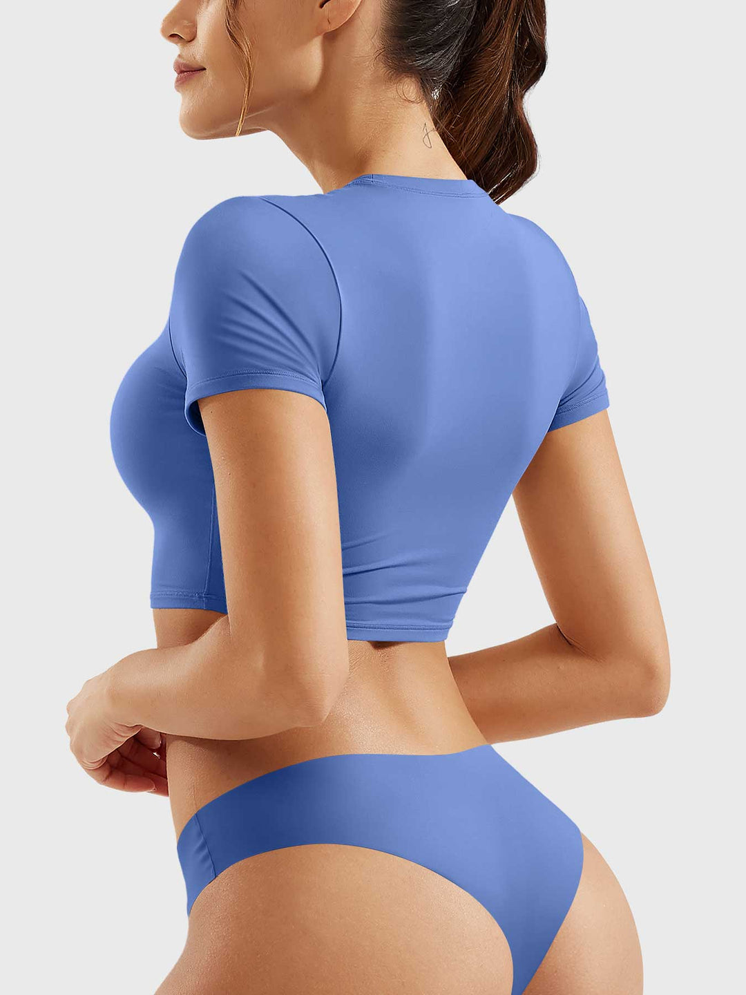 Coline™ | Short Sleeves Crop Top