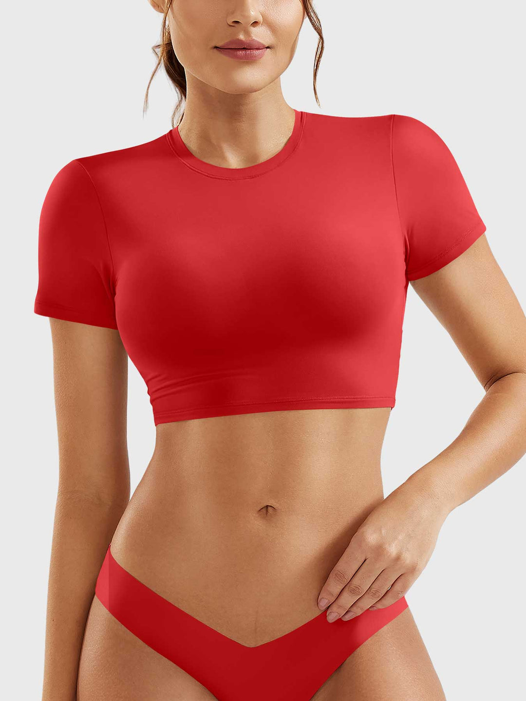 Coline™ | Short Sleeves Crop Top
