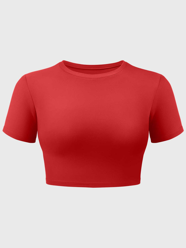 Coline™ | Short Sleeves Crop Top