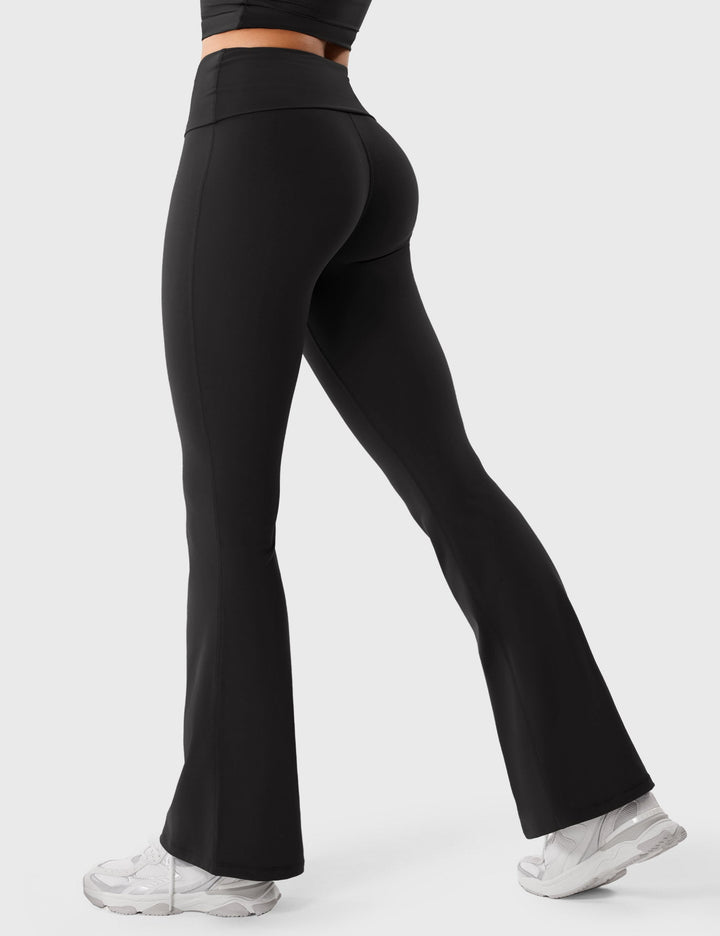 Ramola™ | Fold Over Flare Leggings