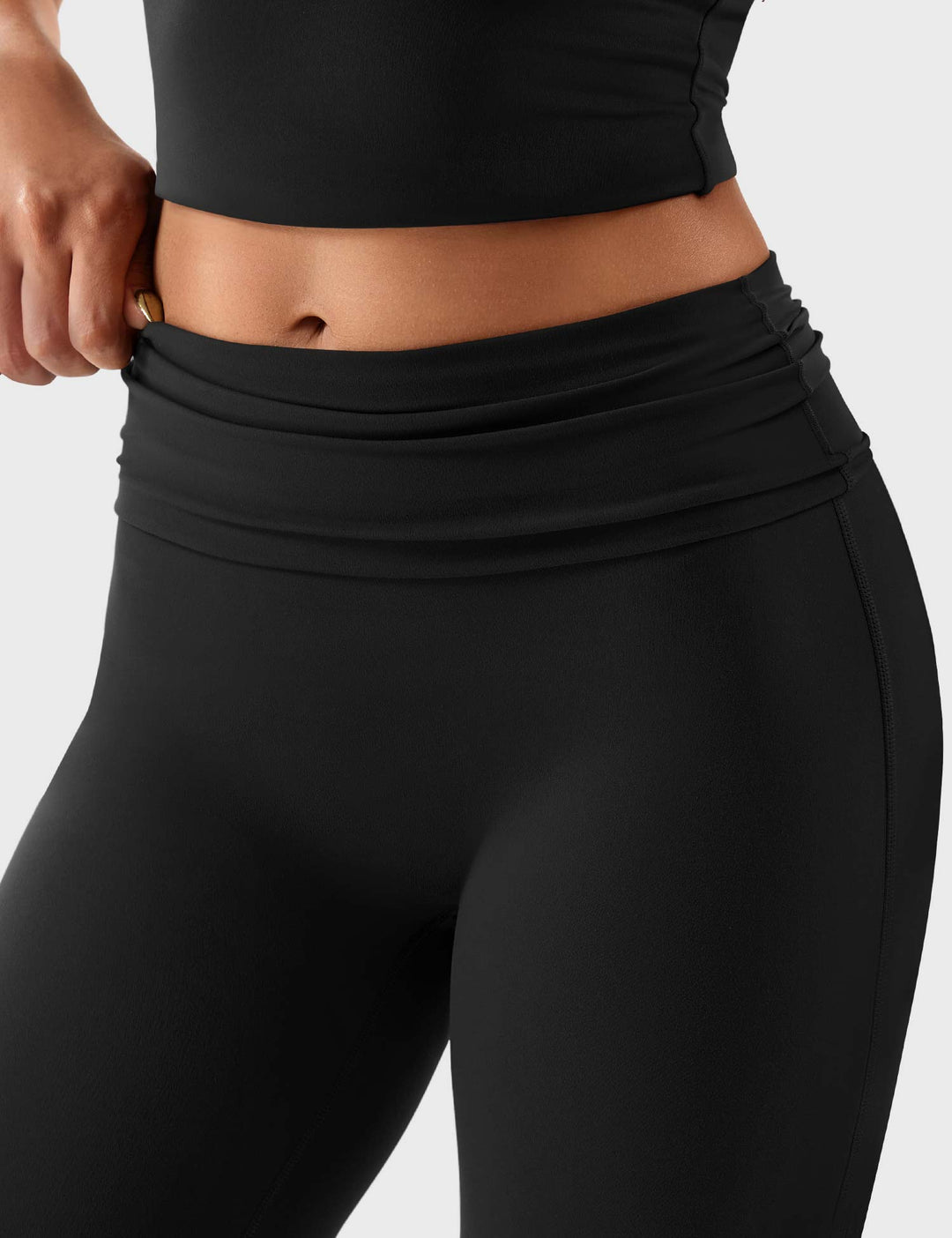 Ramola™ | Fold Over Flare Leggings