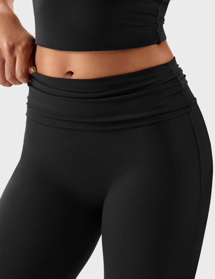Ramola™ | Fold Over Flare Leggings