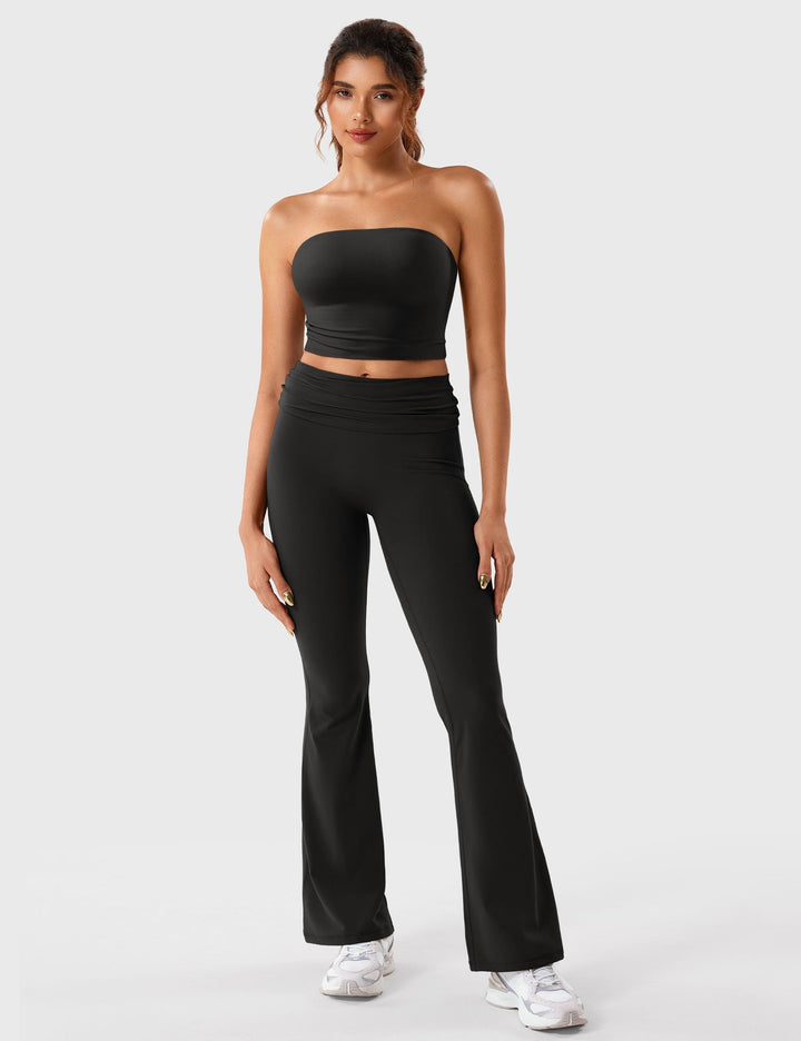 Ramola™ | Fold Over Flare Leggings