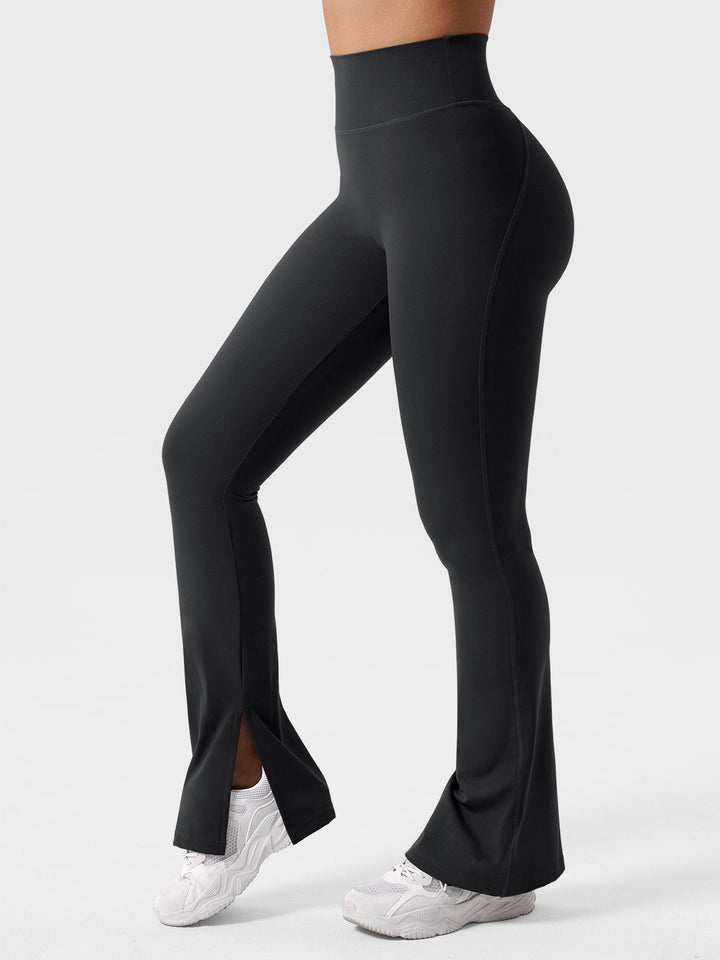 Nasreen™ | Flared Split Hem Leggings