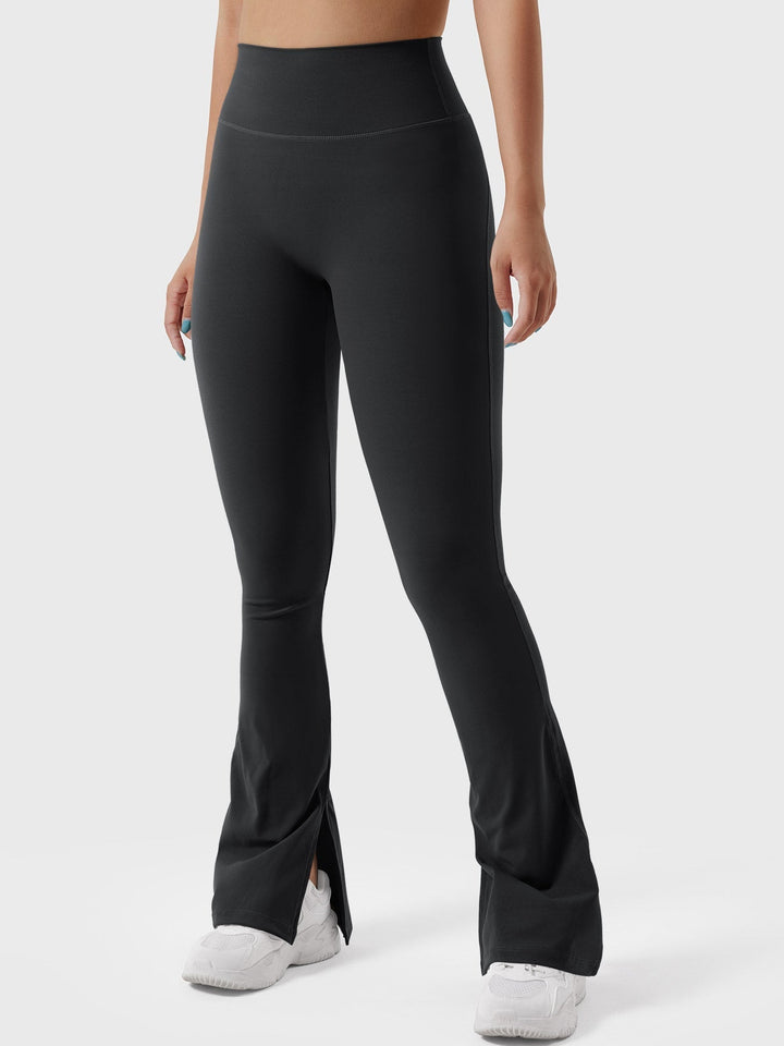 Nasreen™ | Flared Split Hem Leggings