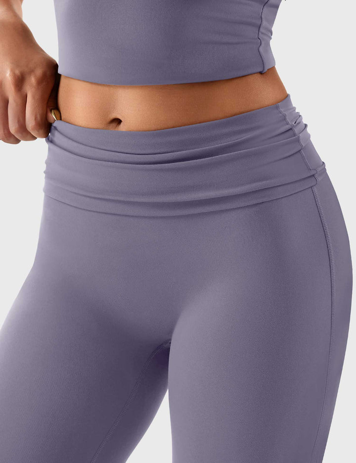 Ramola™ | Fold Over Flare Leggings