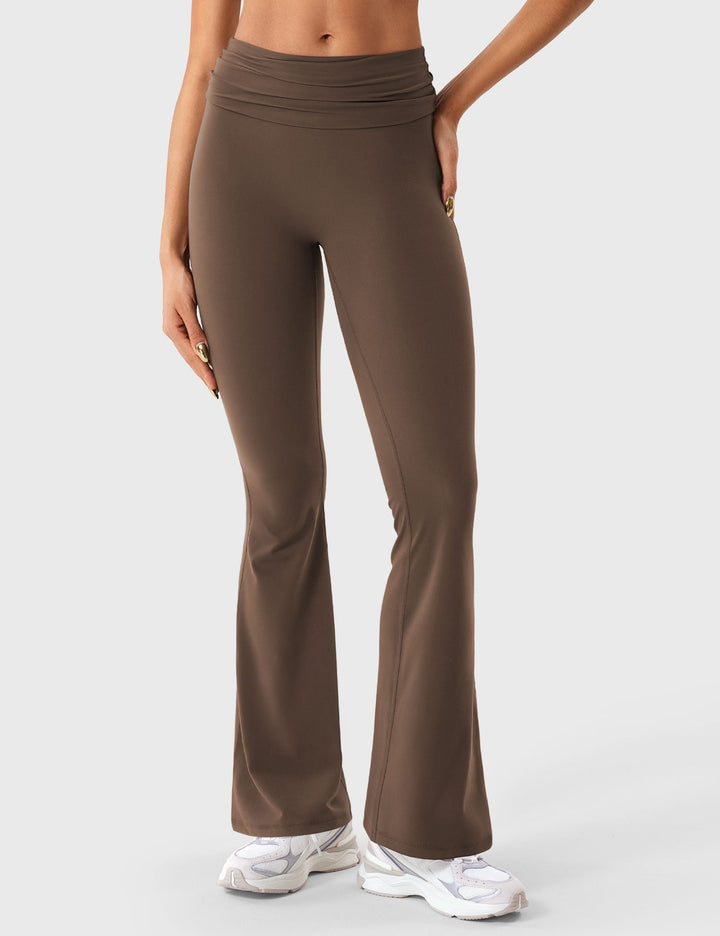 Ramola™ | Fold Over Flare Leggings