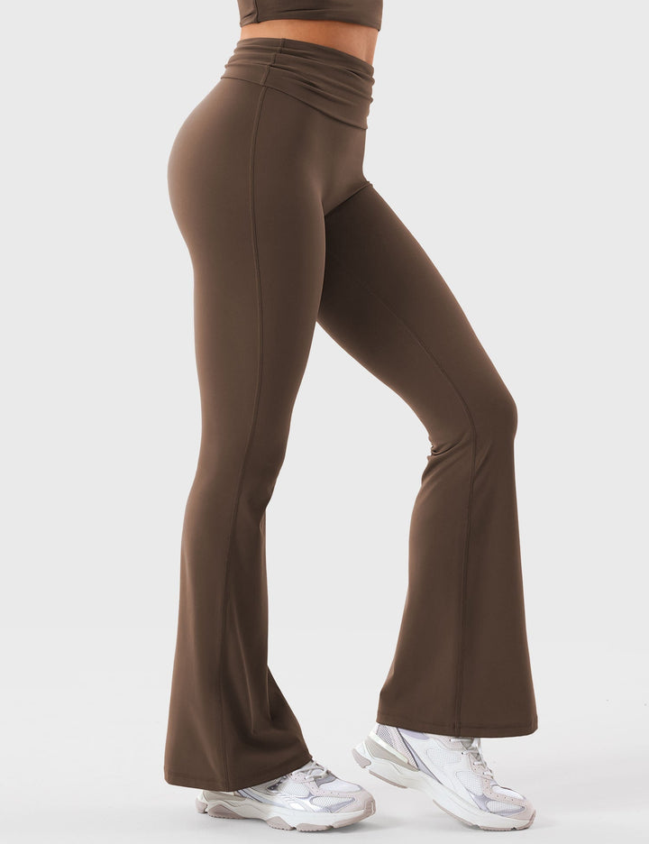 Ramola™ | Fold Over Flare Leggings