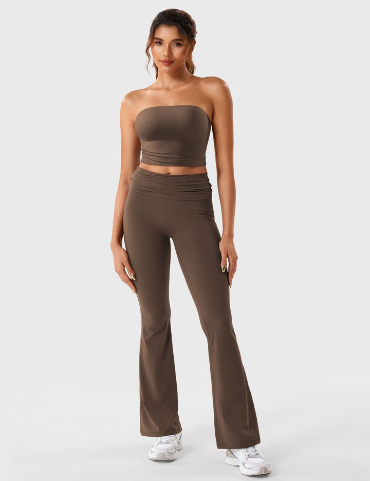 Ramola™ | Fold Over Flare Leggings