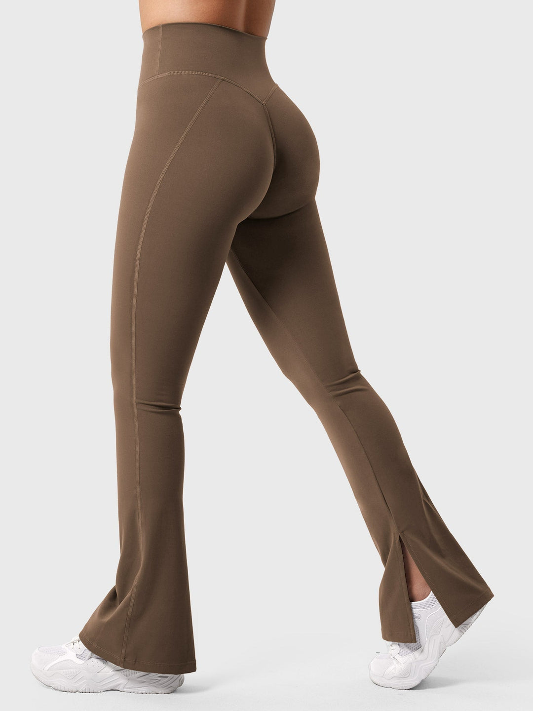 Nasreen™ | Flared Split Hem Leggings