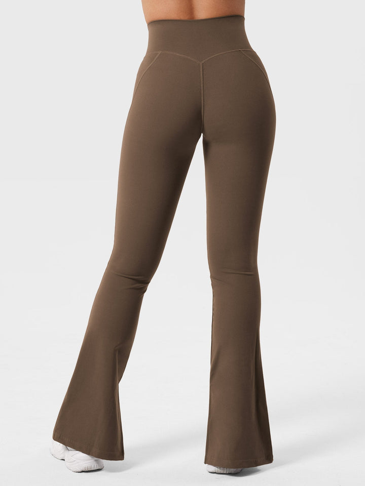 Nasreen™ | Flared Split Hem Leggings