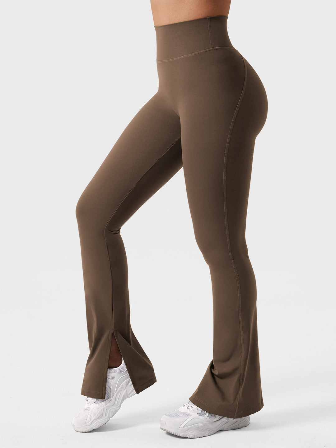 Nasreen™ | Flared Split Hem Leggings