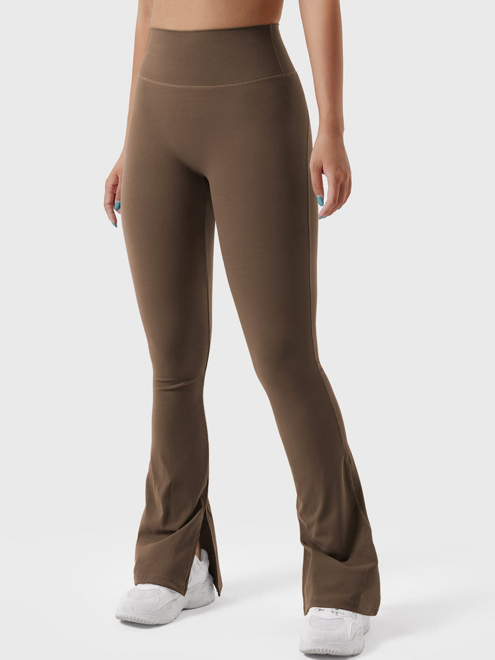 Nasreen™ | Flared Split Hem Leggings