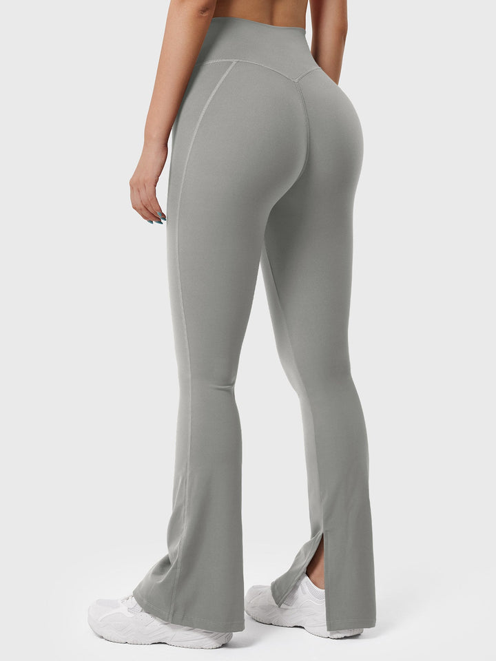 Nasreen™ | Flared Split Hem Leggings
