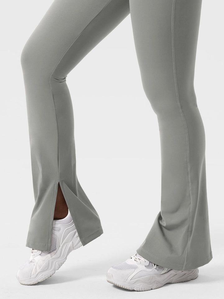 Nasreen™ | Flared Split Hem Leggings