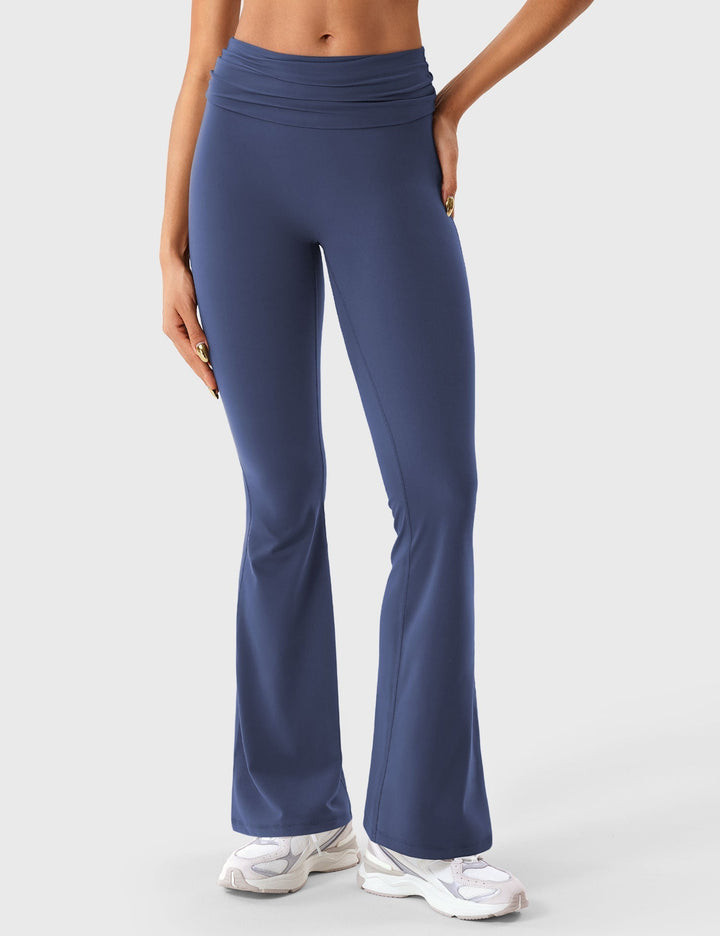 Ramola™ | Fold Over Flare Leggings