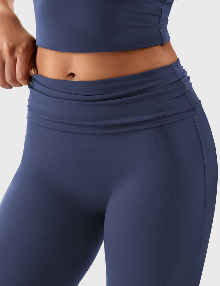 Ramola™ | Fold Over Flare Leggings