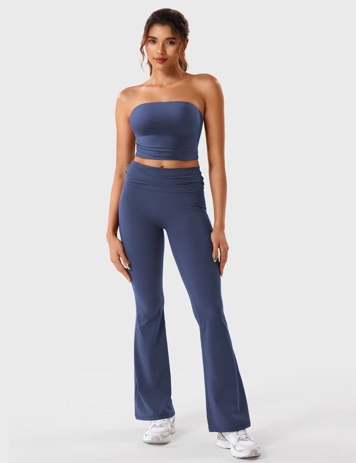 Ramola™ | Fold Over Flare Leggings