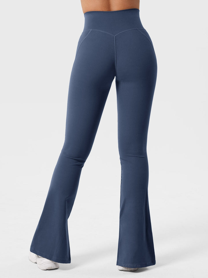 Nasreen™ | Flared Split Hem Leggings