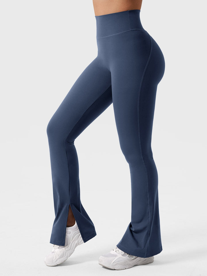 Nasreen™ | Flared Split Hem Leggings