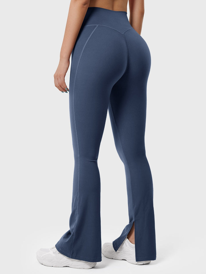Nasreen™ | Flared Split Hem Leggings