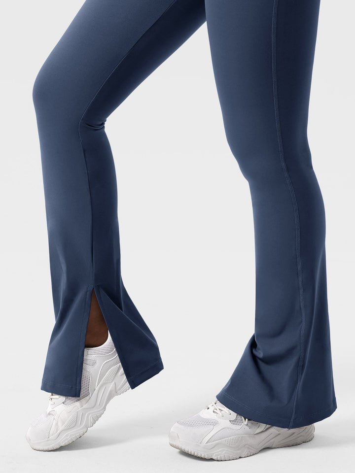 Nasreen™ | Flared Split Hem Leggings