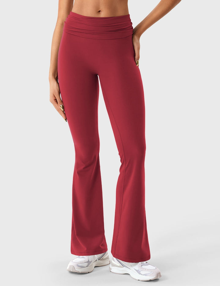 Ramola™ | Fold Over Flare Leggings